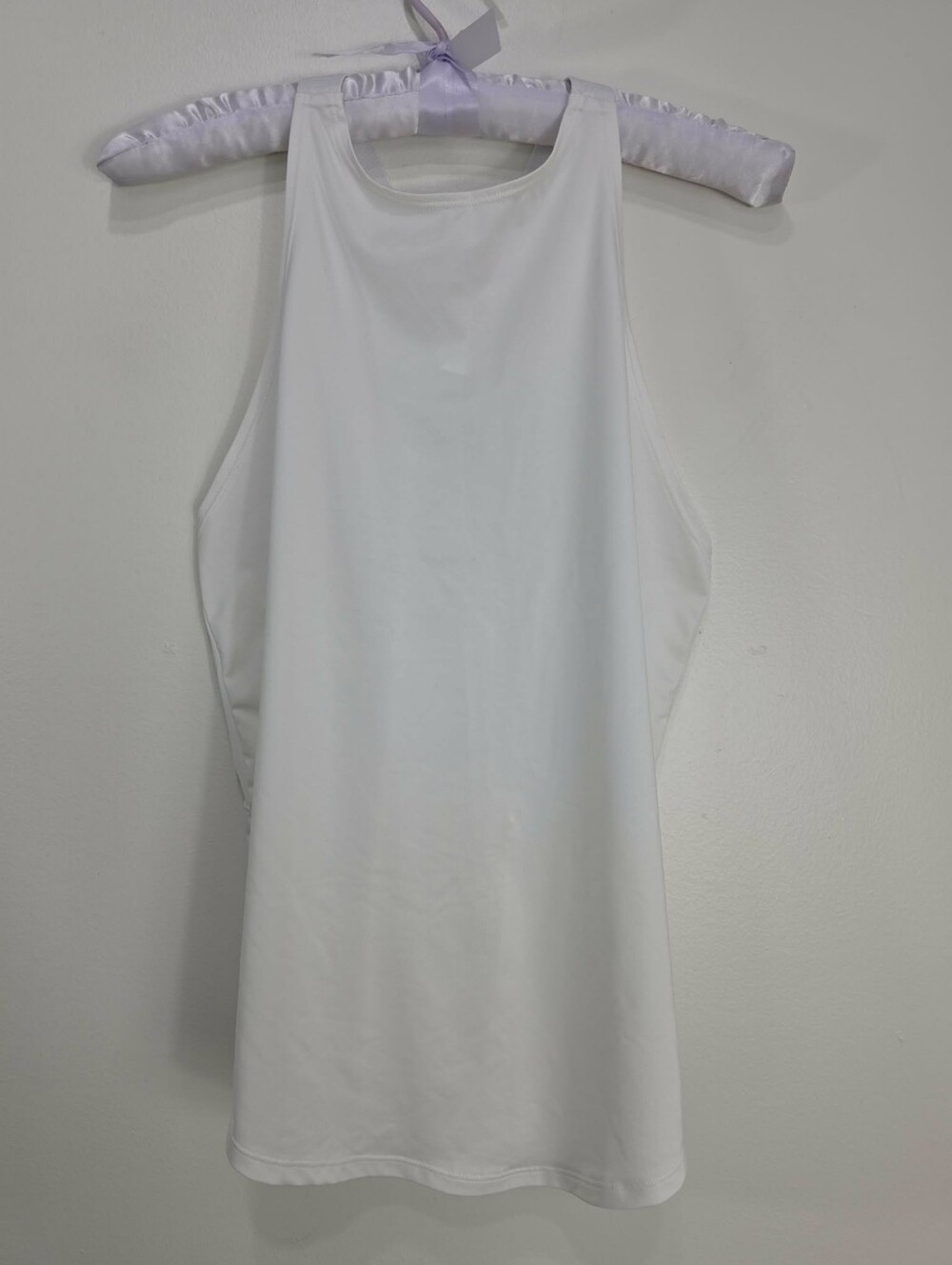 Under Armour White High-Neck Performance Tank